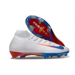 Nike Zoom Mercurial Superfly 10 Elite FG Bianco Blu Rosso