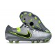 Scarpe Nike Tiempo Legend X Elite FG Grigio Nero Verde