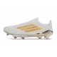 adidas F50+ Elite Senza Lacci FG Bianco Oro