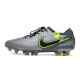 Scarpe Nike Tiempo Legend X Elite FG Grigio Nero Verde