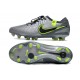 Scarpe Nike Tiempo Legend X Elite FG Grigio Nero Verde