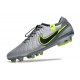 Scarpe Nike Tiempo Legend X Elite FG Grigio Nero Verde