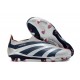 Scarpe adidas Predator Elite Senza Lacci FG Argento Nero Rosso