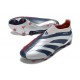 Scarpe adidas Predator Elite Senza Lacci FG Argento Nero Rosso