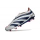 Scarpe adidas Predator Elite Senza Lacci FG Argento Nero Rosso