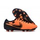 Scarpe Nike Tiempo Legend X Elite FG Arancione Nero