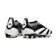 Scarpe adidas Predator Elite Senza Lacci FG Bianco Nero