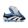 Scarpe adidas Predator Elite Senza Lacci FG Bianco Nero Blu