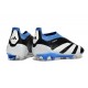 Scarpe adidas Predator Elite Senza Lacci FG Bianco Nero Blu