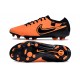 Scarpe Nike Tiempo Legend X Elite FG Arancione Nero