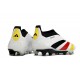 Scarpe adidas Predator Elite Senza Lacci FG Bianco Nero Rosso Amarillo