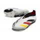 Scarpe adidas Predator Elite Senza Lacci FG Bianco Nero Rosso Amarillo