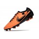 Scarpe Nike Tiempo Legend X Elite FG Arancione Nero