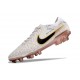 Scarpe Nike Tiempo Legend X Elite FG Bianco Oro Nero