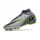 Nike Air Zoom Mercurial Superfly 9 Elite FG Grigio Nero Verde