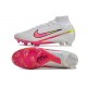 Nike Zoom Mercurial Superfly IX Elite FG Bianco Rosa