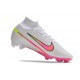 Nike Zoom Mercurial Superfly IX Elite FG Bianco Rosa