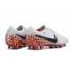 Scarpe Nike Tiempo Legend X Elite FG Bianco Nero Arancione
