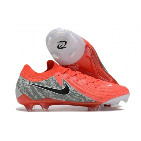 Nike Phantom GX II Elite FG Rosso Nero Grigio