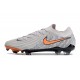 Scarpe Nike Phantom GX 2 Elite FG Grigio Arancione