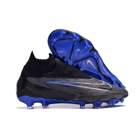 Scarpa Nike Phantom GX Elite DF FG Nero Cromo Hyper Royal