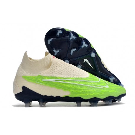 Scarpa Nike Phantom GX Elite DF FG Verde Bianco